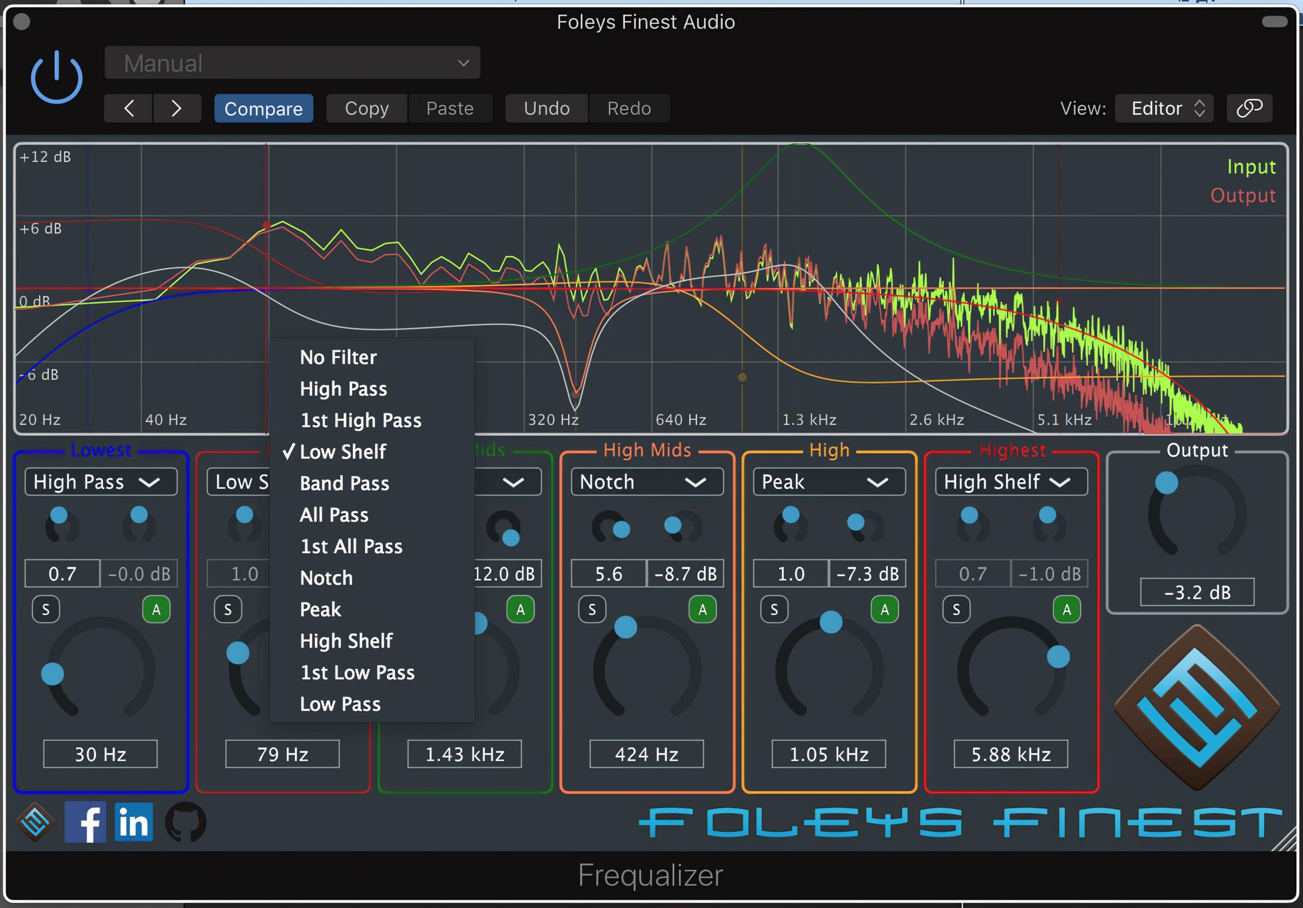 Frequalizer VST Plugin By Foleys Finest Audio