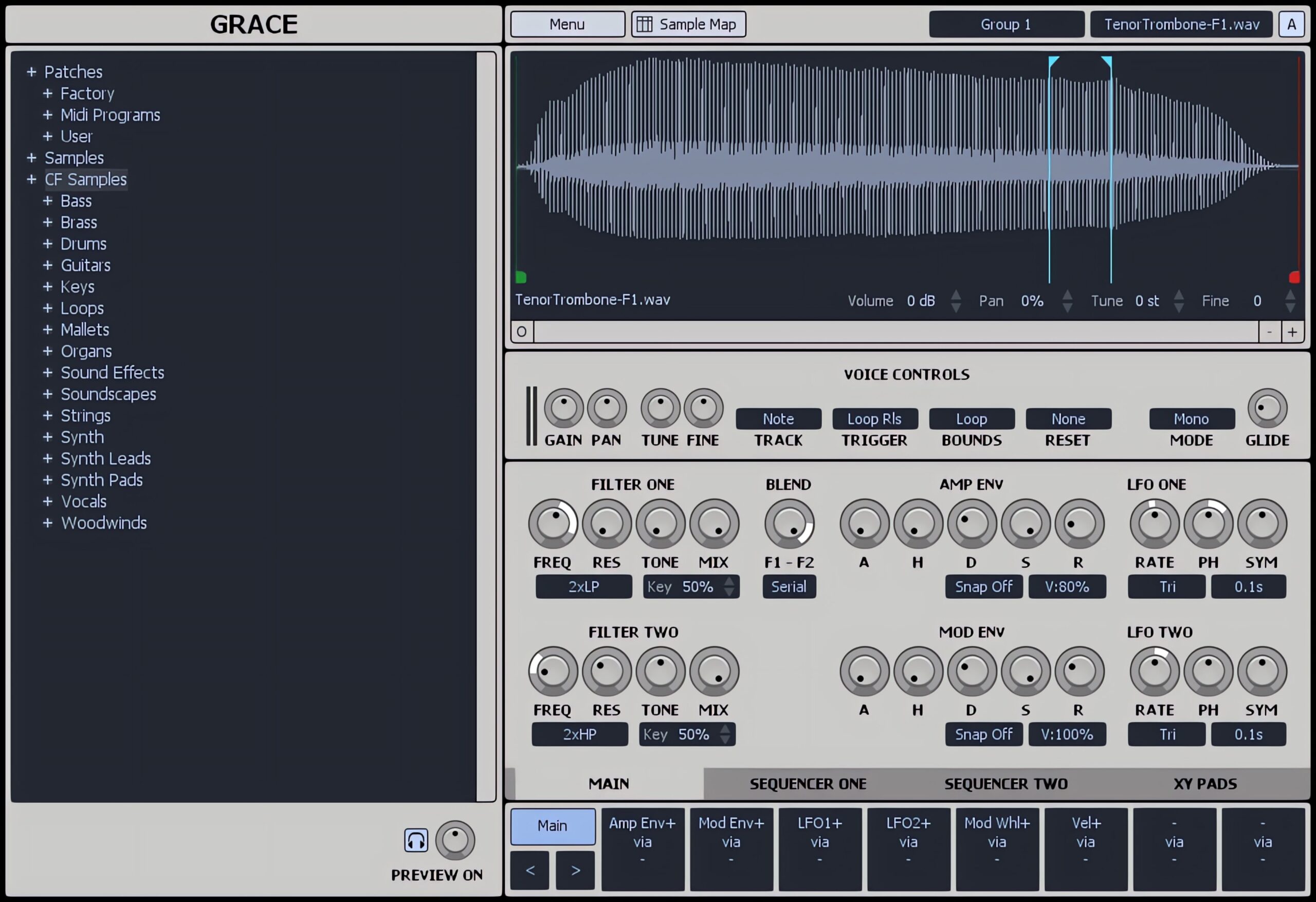 Grace Sampler VST Plugin By One Small Clue