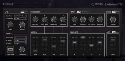 Lokomotiv VST Plugin By Archetype Instruments