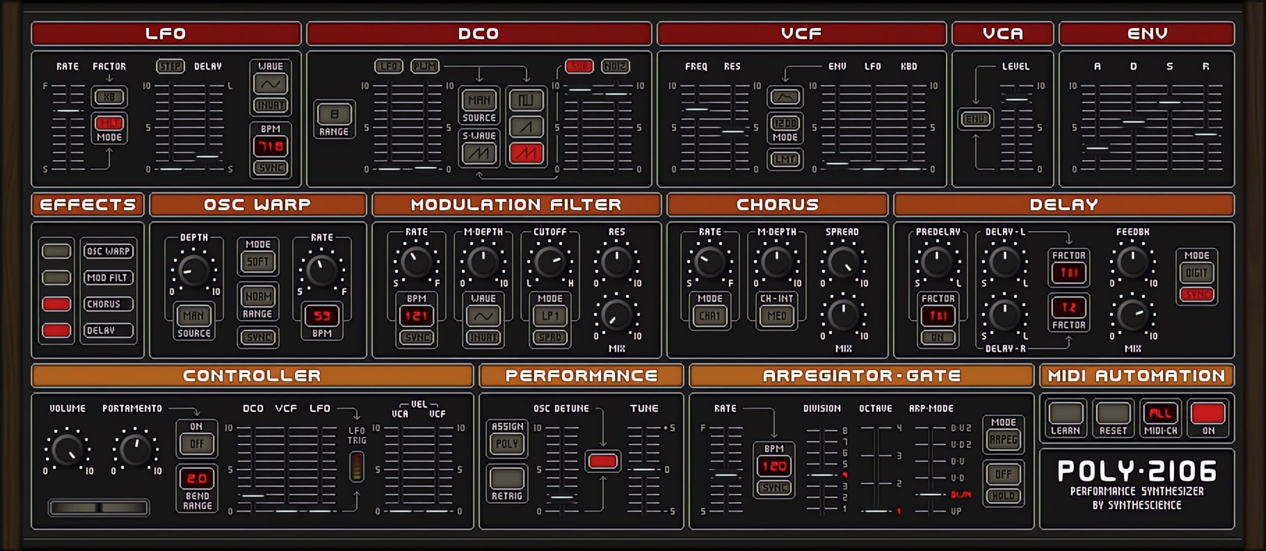 Poly 2106 VST Plugin By Synthescience