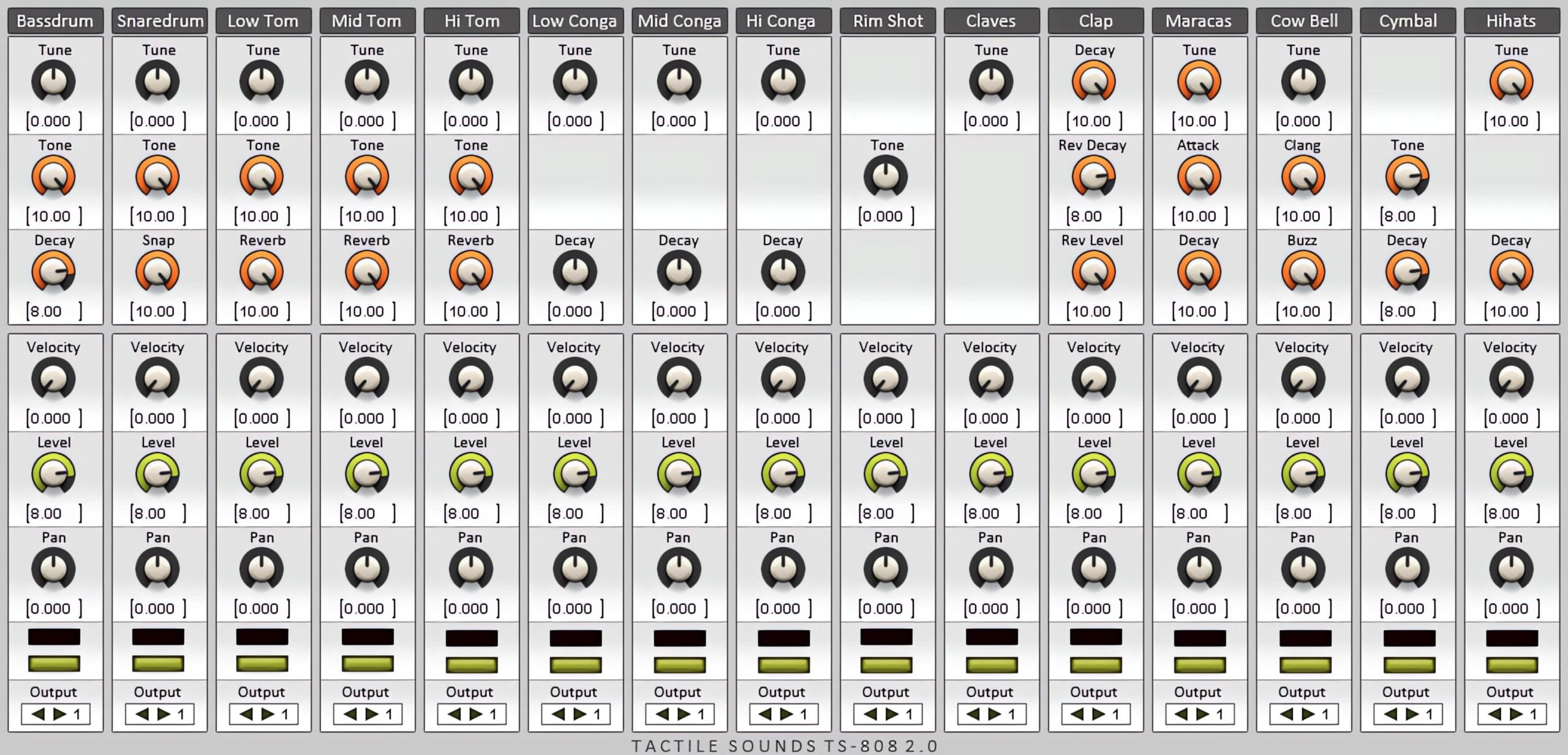 TS 808 VST Plugin By Tactile Sounds