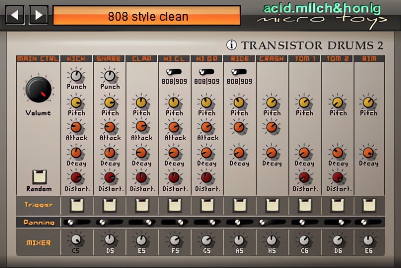 Transistor Drums 2 VST Plugin By Acid.milch Und Honig